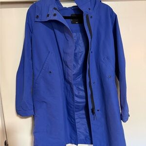 Everlane ReNew Blue Raincoat XXS